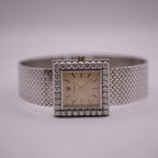 Rolex Diamond-Set Cocktail Watch in 18k White Gold, Circa 1960s